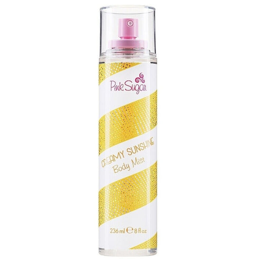 AQUALINA PINK SUGAR ACQUA PROFUMATA CREAMY SUNSHINE BODY MIST 236ML