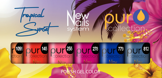NEW NAILS SYSTEM SEMIPERMAMENTI 5ML TROPICAL SUNSET