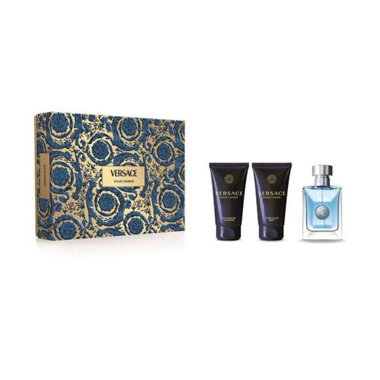 VERSACE POUR HOMME CONFEZIONE PROFUMO EDT 50ML AFTER SHAVE 50ML HAIR & BODY 50ML