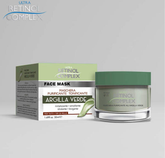 RETINOL COMPLEX GREEN CLAY FACIAL MASK