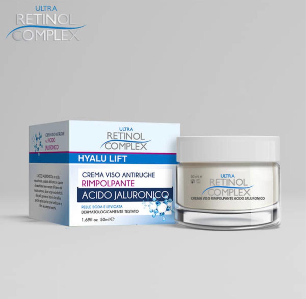 RETINOL COMPLEX CREMA VISO RIMPOLPANTE ACIDO ILURONICO GIORNO
