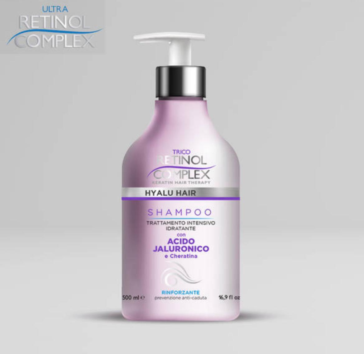 RETINOL COMPLEX HYALURONIC ACID STRENGTHENING ANTI-HAIR LOSS SHAMPOO