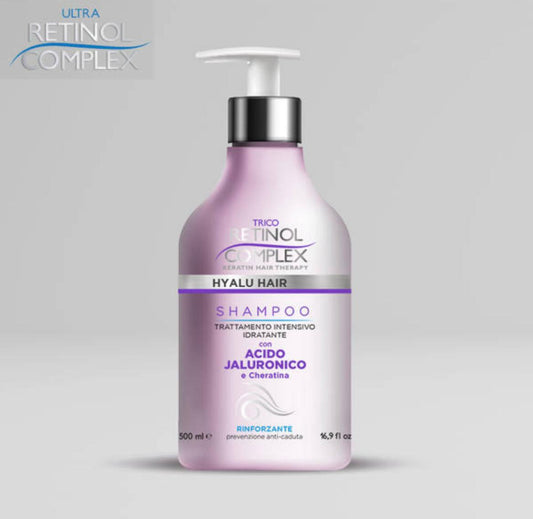 RETINOL COMPLEX HYALURONIC ACID STRENGTHENING ANTI-HAIR LOSS SHAMPOO