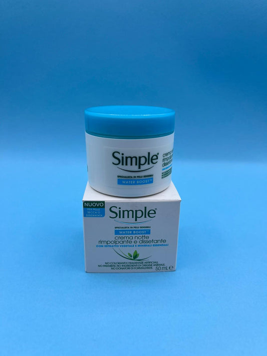 CREMA SIMPLE NOTTE PELLI SECCHE DISIDRATATE